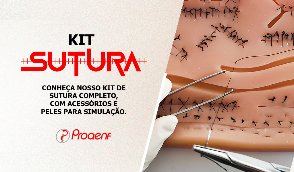 Kit Primeiros Socorros Avançado Portátil luva, Gaze , Seringa , Agulha ,  Tesoura