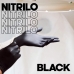 Luva Nitrilica Descartável Preto Black sem Pó Supermax 300 uniades Original tamanho P