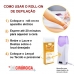 Rollon Cera Kit 10 unidades DepilFlax Natural Depilação Roll-on Refil