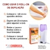 Rollon Cera Kit 10 unidades DepilFlax Essência de Mamão Depilação Roll-on Refil