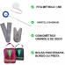 Kit Fisioterapia Básico Martelo Babinski,Goniômetros, Bolsa preta, Acessório